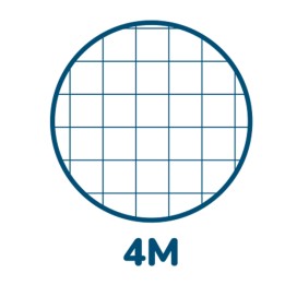 Maxiquaderno Monocromo Pastel A4 4mm 42 — 83148 | Ecotempo