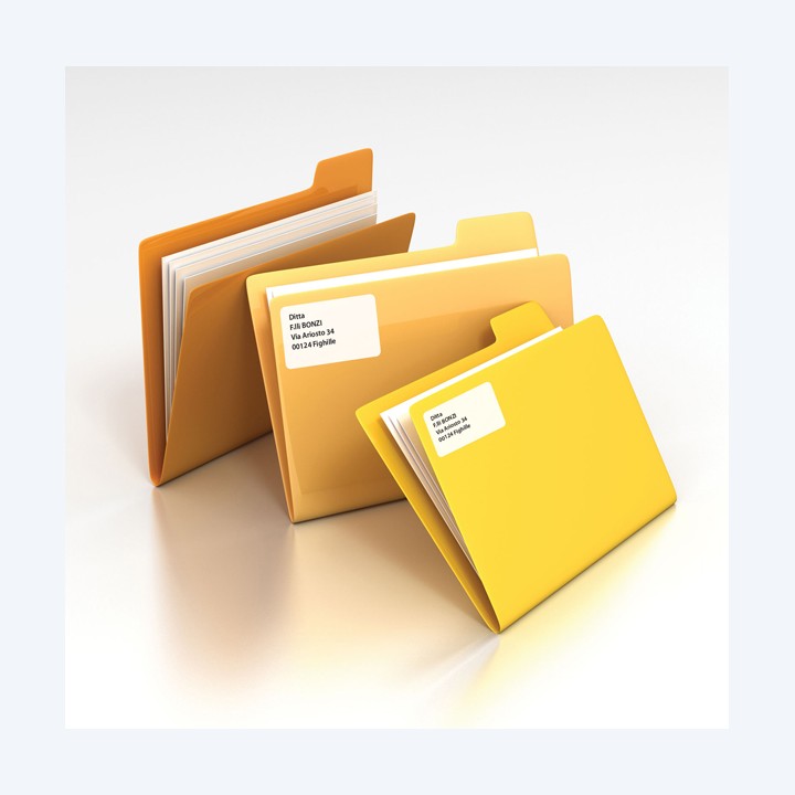 Etichette adesive LP4W in carta con — 83239 | Ecotempo