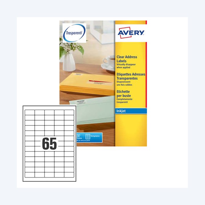 AVERY Etichette adesive J8651 in carta — 83397 | Ecotempo