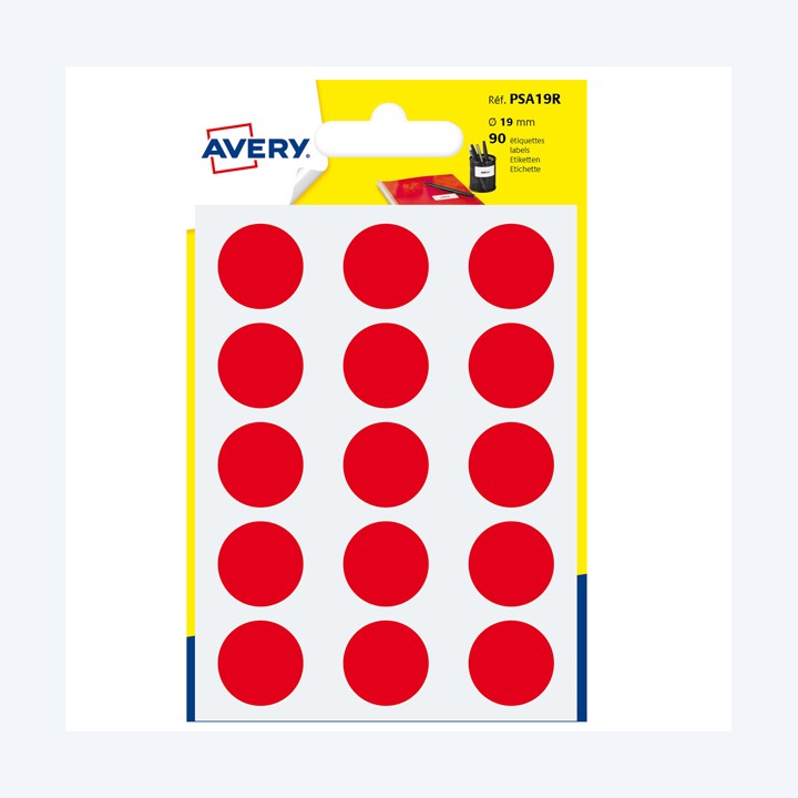 Etichette adesive tonde PSA in carta — 83400 | Ecotempo