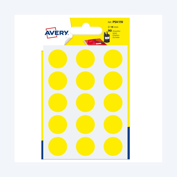 Etichette adesive tonde PSA in carta — 83403 | Ecotempo