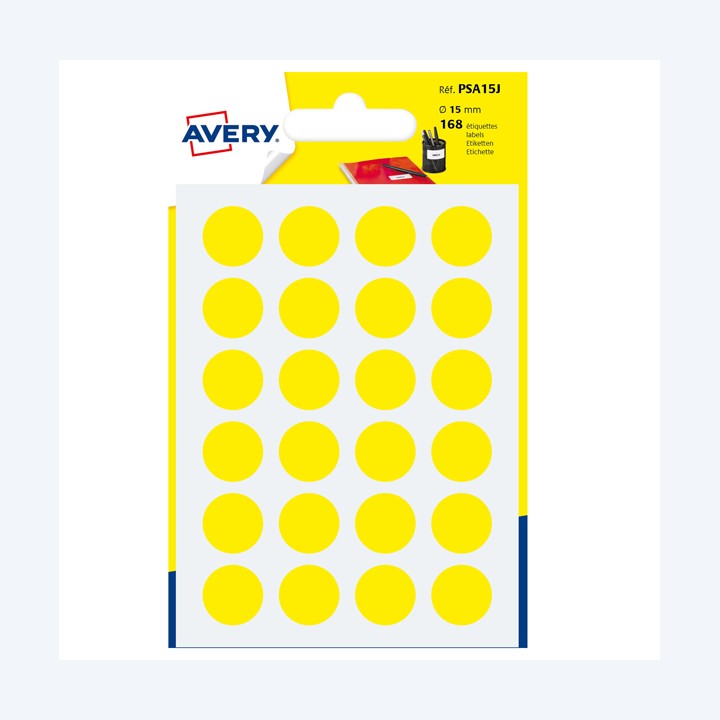 Etichette adesive tonde PSA in carta — 83404 | Ecotempo
