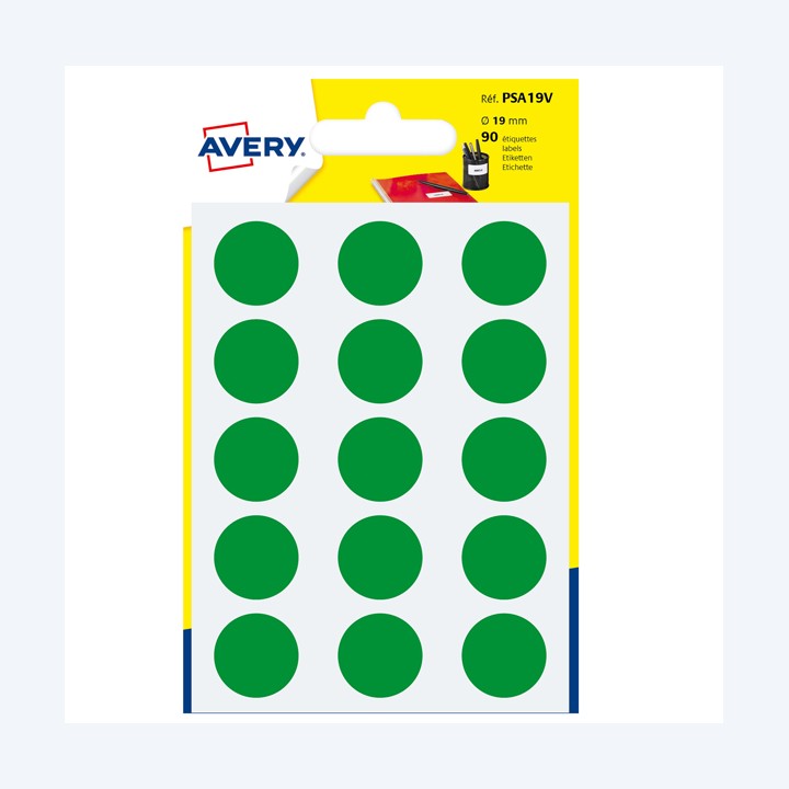 Etichette adesive tonde PSA in carta — 83406 | Ecotempo