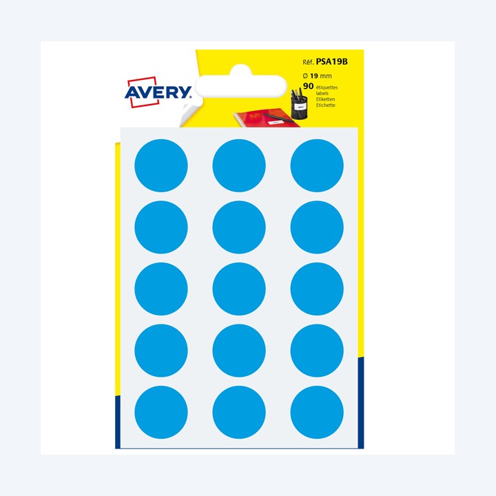 Etichette adesive tonde PSA in carta — 83409 | Ecotempo