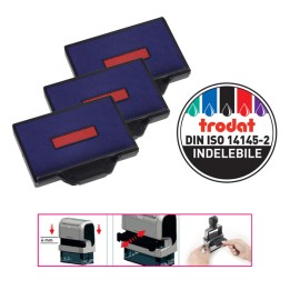 Tampone di ricambio 6/56/2 blu/rosso — 83436 | Ecotempo