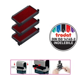Tampone di ricambio 6/4912 rosso Trodat conf. 3 pezzi | Ecotempo