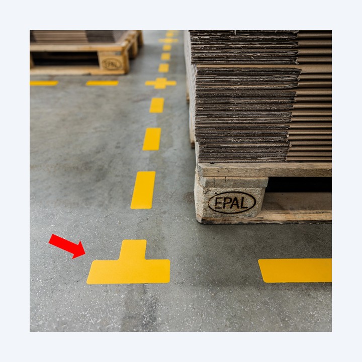 Adesivo da terra "forma a T" 10 x 15 cm — 83510 | Ecotempo