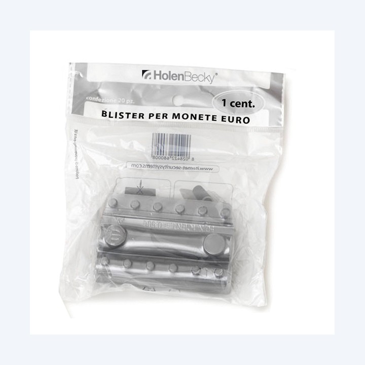 Portamonete PVC 1 cent trasparente — 83532 | Ecotempo