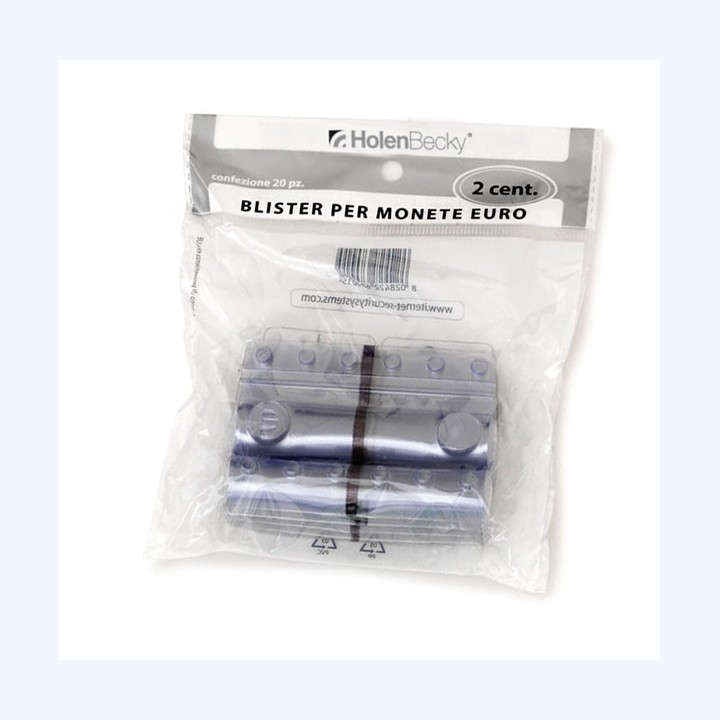 Portamonete PVC 2 cent grigio — 83533 | Ecotempo
