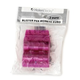 Portamonete PVC 2 euro viola HolenBecky — 83539 | Ecotempo