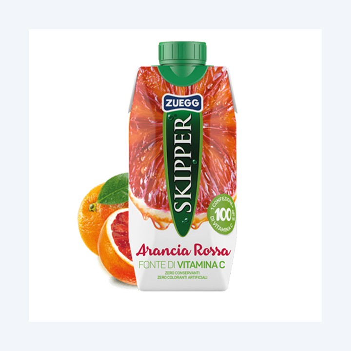 Succo Skipper gusto arancia rossa Zuegg brick 330 ml | Ecotempo