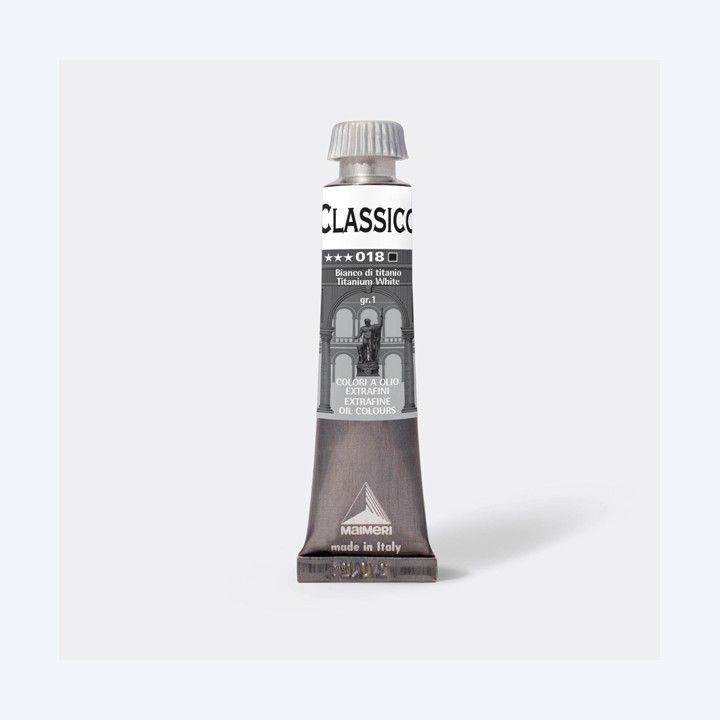 Colore a olio extrafine 20 ml bianco di titanio Maimeri | Ecotempo