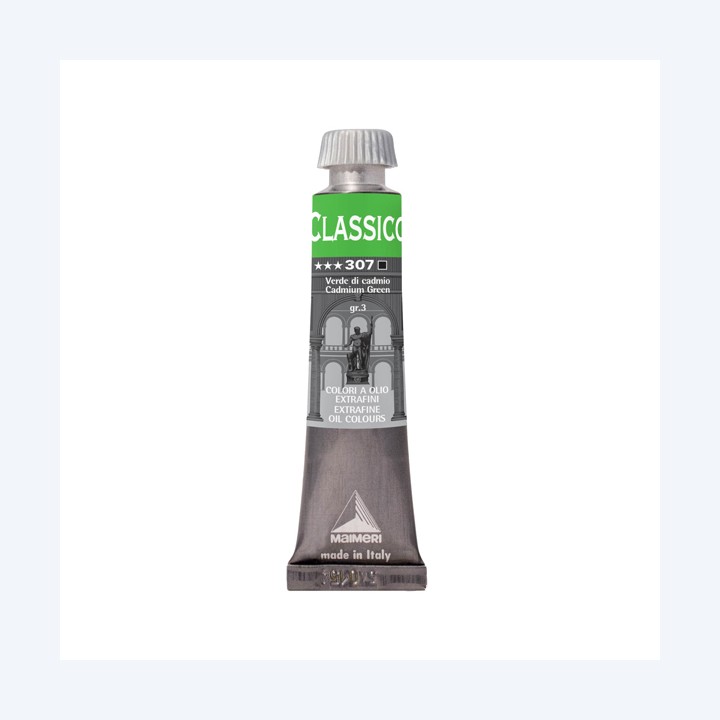 Colore a olio extrafine 20 ml verde cadmio Maimeri | Ecotempo