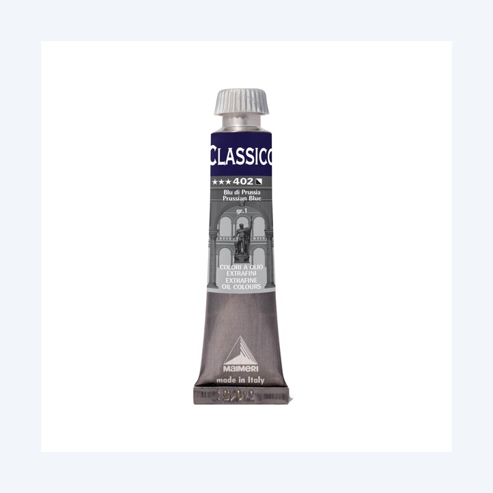 Colore a olio extrafine 20 ml blu di Prussia Maimeri | Ecotempo