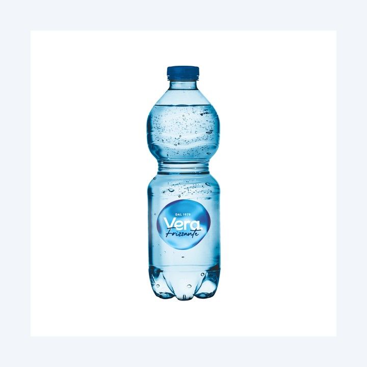 Acqua frizzante PET bottiglia da 500 ml Vera | Ecotempo