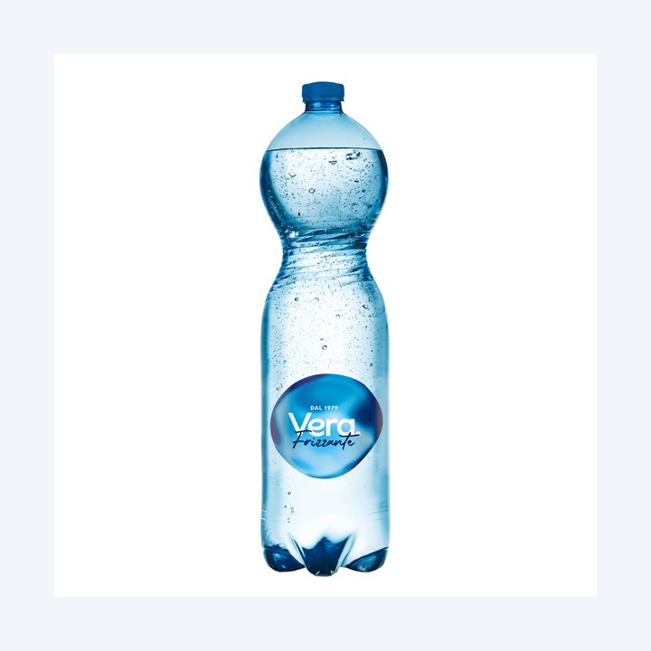 Acqua frizzante PET bottiglia da 1,5 L Vera | Ecotempo