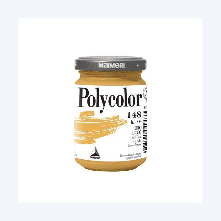 Colore vinilico Polycolor 140 ml oro ricco Maimeri | Ecotempo
