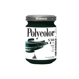 Colore vinilico Polycolor 140 ml nero Maimeri | Ecotempo