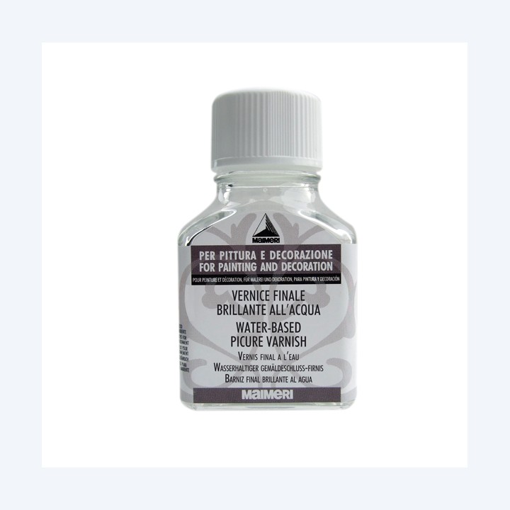 Vernice finale brillante all'acqua 75 ml Maimeri | Ecotempo