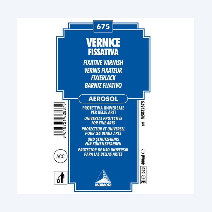 Vernice fissativa spray 400 ml Maimeri | Ecotempo