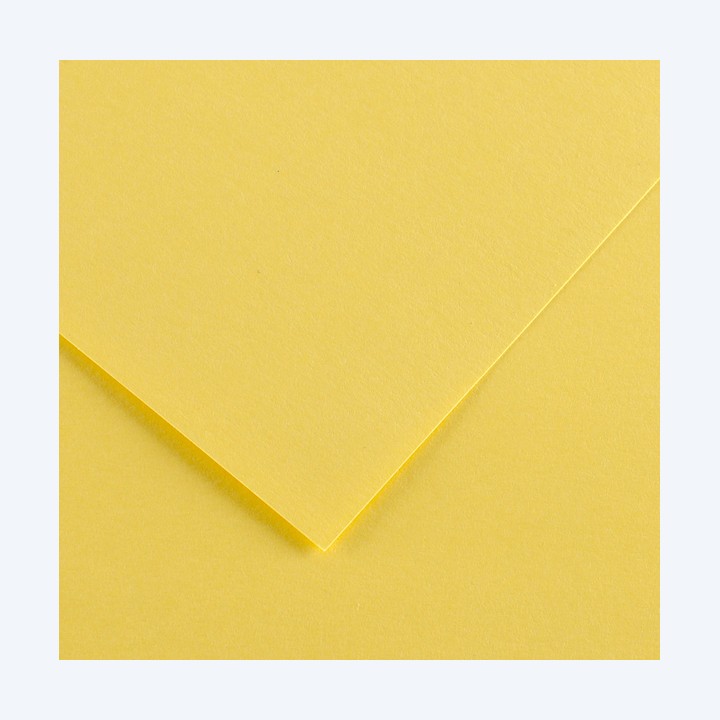 Foglio Colorline 70x100 cm 220 gr giallo paglia Canson | Ecotempo