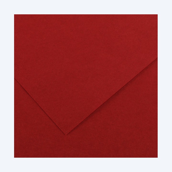 Foglio Colorline 70x100 cm 220 gr rosso granata Canson | Ecotempo