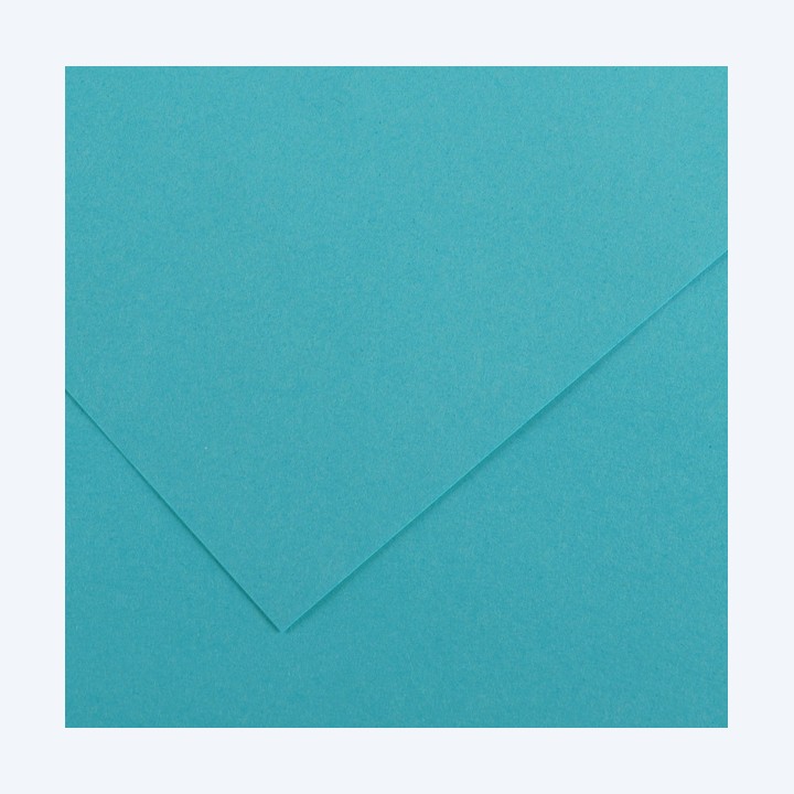 Foglio Colorline 70x100 cm 220 gr blu turchese Canson | Ecotempo