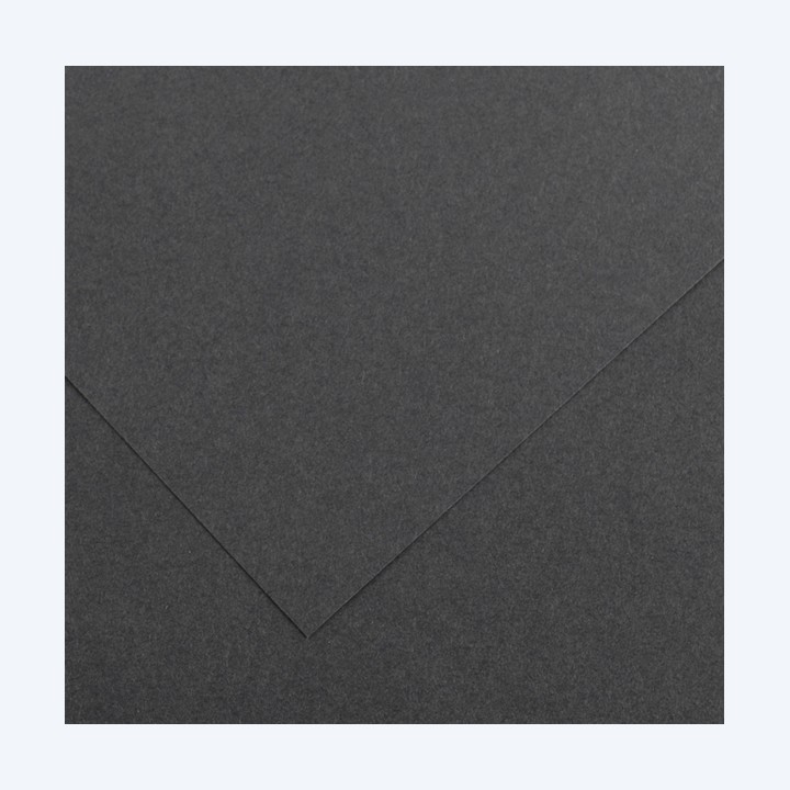 Foglio Colorline 70x100 cm 220 gr grigio scuro Canson | Ecotempo
