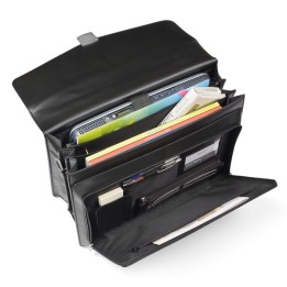 Cartella in similpelle nero 41x32x16cm City Time | Ecotempo