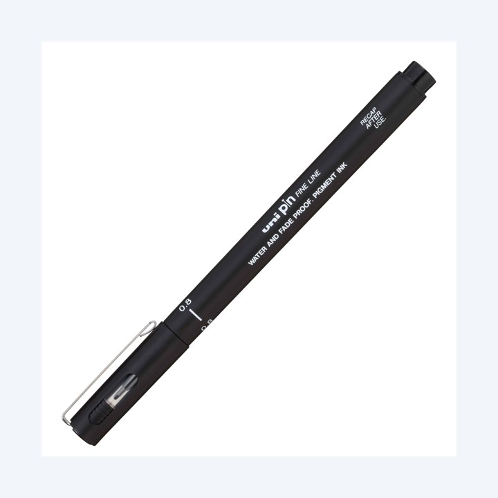 Astuccio Pin fineliner nero Uni — 85722 | Ecotempo