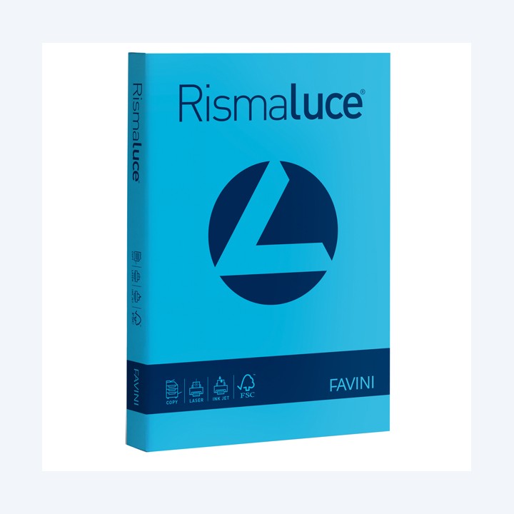 Carta Rismaluce A4 90 gr azzurro 55 — 85806 | Ecotempo