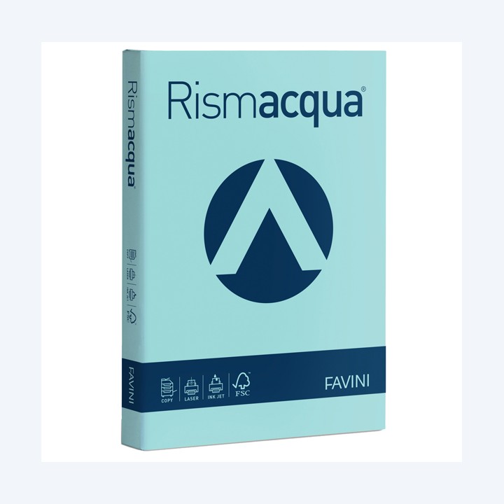 Carta Rismacqua A4 90 gr celeste 08 — 85811 | Ecotempo