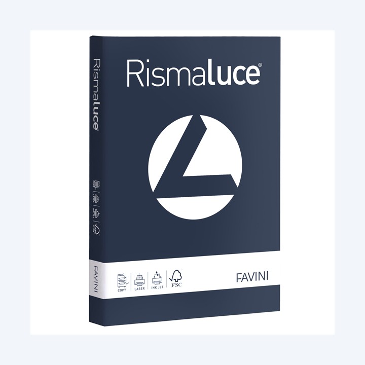 Carta Rismaluce A4 200 gr blu cobalto — 85814 | Ecotempo