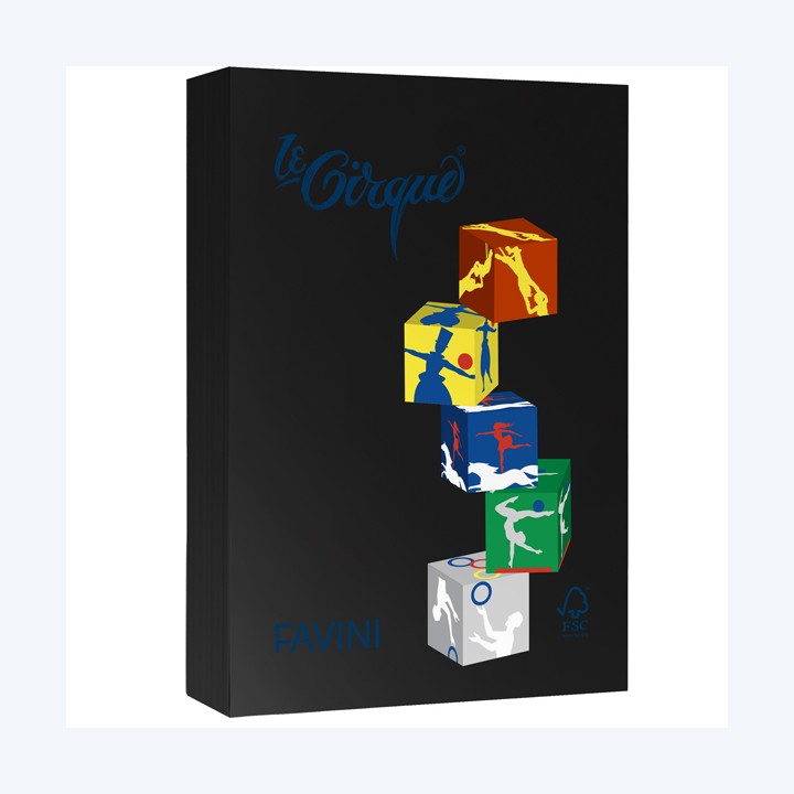 Carta Le Cirque A4 160 gr nero 400 — 85817 | Ecotempo