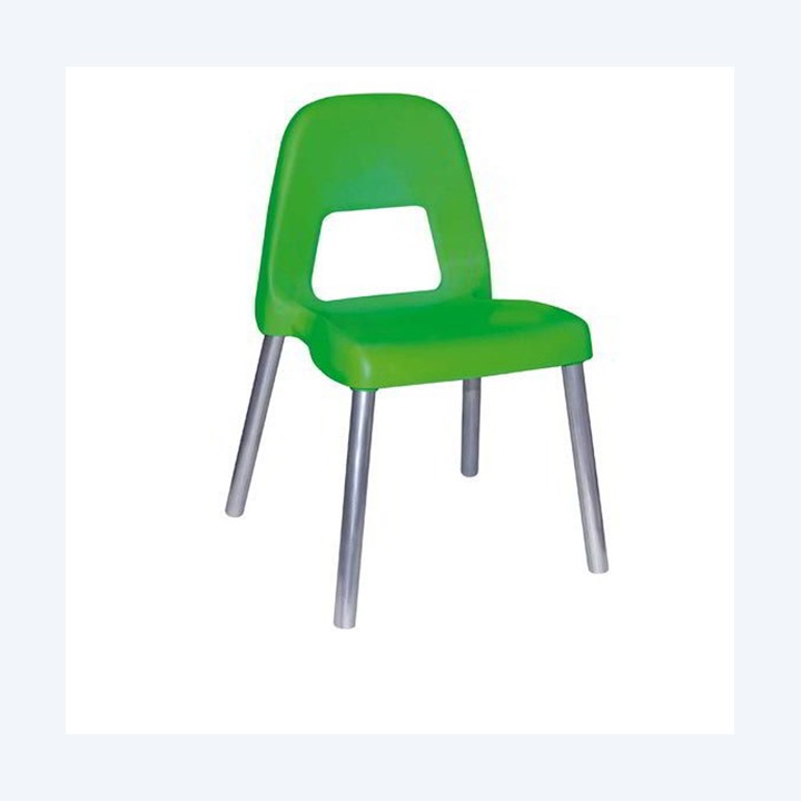 Sedia per bambini Piuma H 31 cm verde CWR | Ecotempo