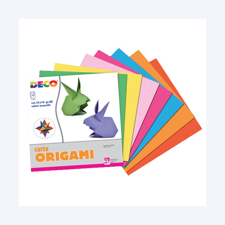 Carta per origami 14x14cm colori — 86067 | Ecotempo