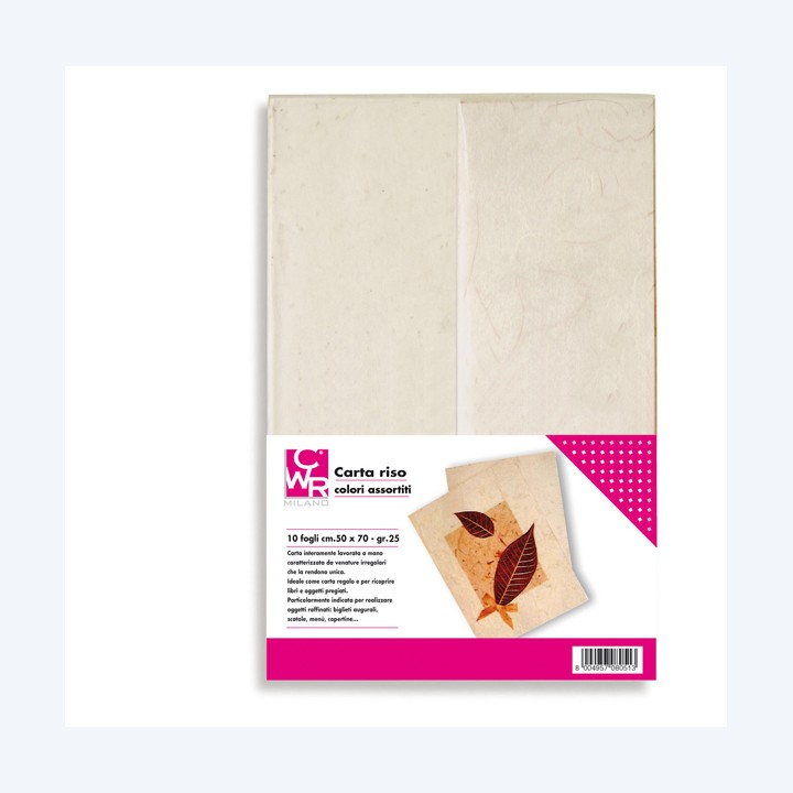 Carta Riso 50 x 70 cm CWR conf. 10 fogli | Ecotempo