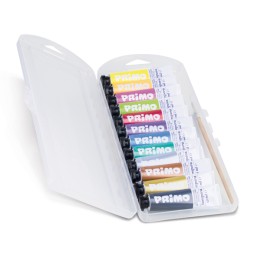 Tempera in tubetto 12 ml fluo / metal — 86072 | Ecotempo