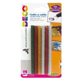 Colle stick per pistole mini glitter — 86222 | Ecotempo