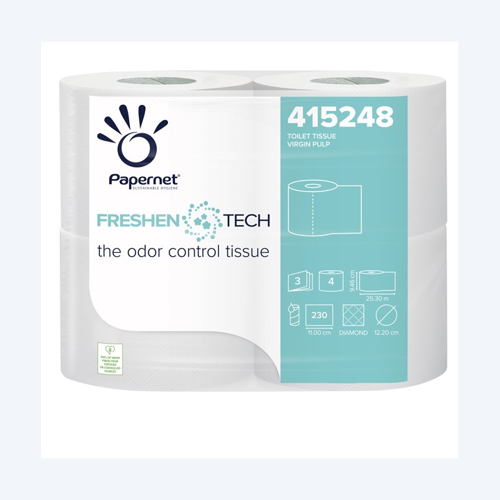 Carta igienica classica Freshen Tech 3 — 86230 | Ecotempo