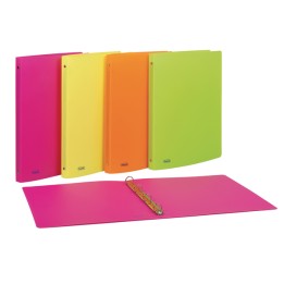 Raccoglitore neon 22 x 30 cm 4 anelli — 86326 | Ecotempo