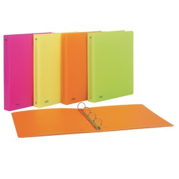 Raccoglitore neon 22 x 30 cm 4 anelli — 86327 | Ecotempo