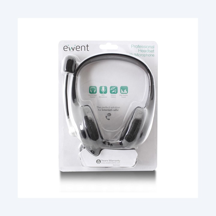 Cuffie con microfono EW3562 Eminent Ewent | Ecotempo