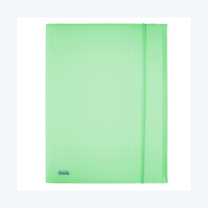 Cartella 3 lembi con elastico Pastel 24 — 86565 | Ecotempo