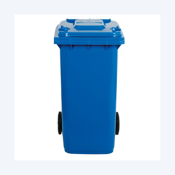 Bidone carrellato 48x55x93 cm 120 L blu Mobil Plastic | Ecotempo