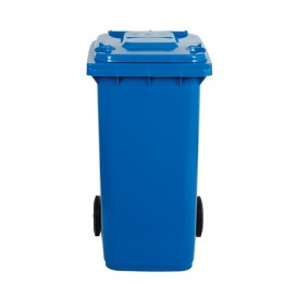 Bidone carrellato 58x73x107 cm 240 L blu Mobil Plastic | Ecotempo