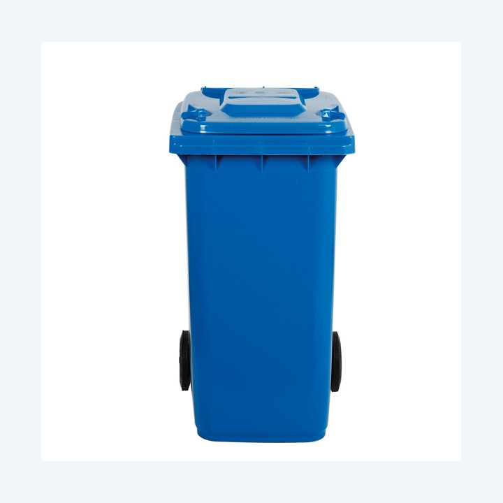 Bidone carrellato 58x73x107 cm 240 L blu Mobil Plastic | Ecotempo