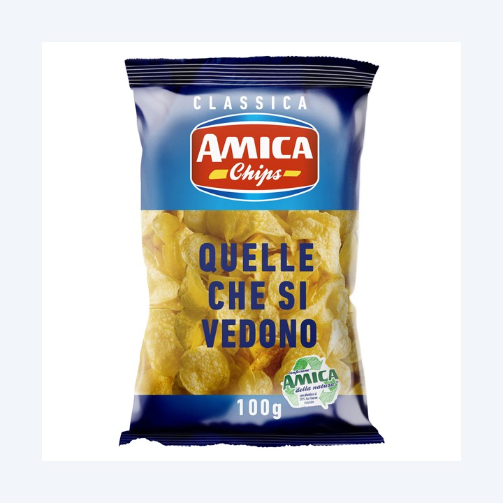 Patatina classica 100 gr Amica Chips | Ecotempo