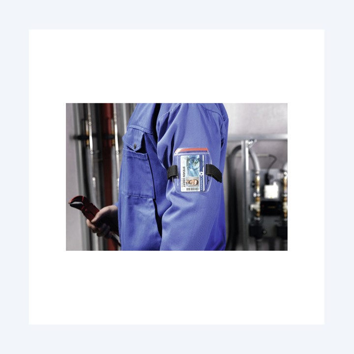 Portabadge da braccio 5,4 x 8,7 cm — 86896 | Ecotempo