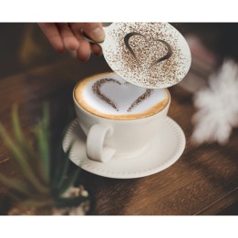 Stencil per caffè 10 x 12,4 x 0,1 cm — 86926 | Ecotempo